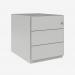 Bisley Note Pedestal Traffic White 3 Drawer