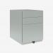 Bisley Note Pedestal Bisley Silver 3 Drawer