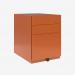 Bisley Note Pedestal Bisley Orange 3 Drawer