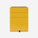 Bisley Note Pedestal Yellow 3 Drawer