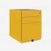 Bisley Note Pedestal Yellow 3 Drawer