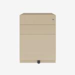 Bisley Note Pedestal Natural Canvas 3 Drawer