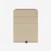 Bisley Note Pedestal Natural Canvas 3 Drawer