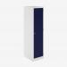 Bisley Clean & Dirty Locker 600mm Deep Light Grey Oxford Blue