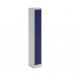 Bisley Primary Everyday Locker 300mm deep Light Grey Oxford Blue