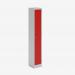 Bisley Primary Everyday Locker 300mm deep Light Grey Cardinal Red
