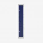 Bisley Primary Everyday Locker 300mm deep Light Grey Oxford Blue