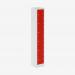 Bisley Primary Everyday Locker 300mm deep Light Grey Cardinal Red
