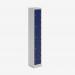 Bisley Primary Everyday Locker 380mm deep Light Grey Oxford Blue