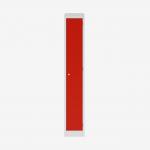 Bisley Primary Everyday Locker 450mm deep Light Grey Cardinal Red