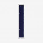 Bisley Primary Everyday Locker 450mm deep Light Grey Oxford Blue