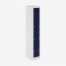 Bisley Primary Everyday Locker 450mm deep Light Grey Oxford Blue