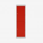 Bisley Primary Locker Light Grey Cardinal Red