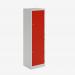 Bisley Primary Locker Light Grey Cardinal Red