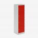 Bisley Primary Locker Light Grey Cardinal Red