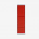 Bisley Primary Locker Light Grey Cardinal Red