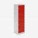 Bisley Primary Locker Light Grey Cardinal Red