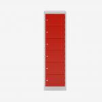 Bisley Primary Locker Light Grey Cardinal Red