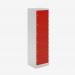Bisley Primary Locker Light Grey Cardinal Red