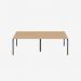 Bisley Office Desk With Goalpost Frame And 1200mm Desktop – 4 Person 