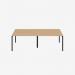 Bisley Office Desk With Goalpost Frame And 1200mm Desktop – 4 Person 