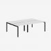 Bisley Office Desk With Goalpost Frame And 1200mm Desktop – 4 Person 