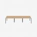 Bisley Office Desk With Goalpost Frame And 1200mm Desktop – 6 Person 