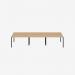 Bisley Office Desk With Goalpost Frame And 1200mm Desktop – 6 Person 