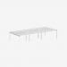 Bisley Office Desk With Goalpost Frame And 1200mm Desktop – 6 Person 