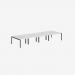 Bisley Office Desk With Goalpost Frame And 1200mm Desktop – 8 Person 