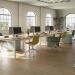 Bisley Office Desk With Goalpost Frame And 1200mm Desktop – 8 Person 