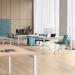 Bisley Office Desk With Goalpost Frame And 1400mm Desktop – 2 Person 