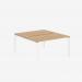 Bisley Office Desk With Goalpost Frame And 1400mm Desktop – 2 Person 