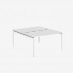 Bisley Office Desk With Goalpost Frame And 1400mm Desktop – 2 Person 