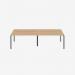 Bisley Office Desk With Goalpost Frame And 1400mm Desktop – 4 Person 