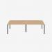 Bisley Office Desk With Goalpost Frame And 1400mm Desktop – 4 Person 