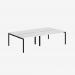 Bisley Office Desk With Goalpost Frame And 1400mm Desktop – 4 Person 