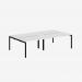 Bisley Office Desk With Goalpost Frame And 1400mm Desktop – 4 Person 