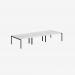 Bisley Office Desk With Goalpost Frame And 1400mm Desktop – 6 Person 