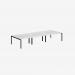 Bisley Office Desk With Goalpost Frame And 1400mm Desktop – 6 Person 