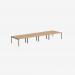 Bisley Office Desk With Goalpost Frame And 1400mm Desktop – 8 Person 