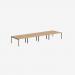 Bisley Office Desk With Goalpost Frame And 1400mm Desktop – 8 Person 