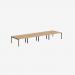 Bisley Office Desk With Goalpost Frame And 1400mm Desktop – 8 Person 