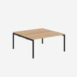 Bisley Office Desk With Goalpost Frame And 1600mm Desktop – 2 Person 