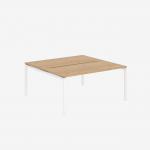 Bisley Office Desk With Goalpost Frame And 1600mm Desktop – 2 Person 