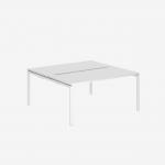Bisley Office Desk With Goalpost Frame And 1600mm Desktop – 2 Person 