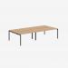 Bisley Office Desk With Goalpost Frame And 1600mm Desktop – 4 Person 
