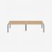 Bisley Office Desk With Goalpost Frame And 1600mm Desktop – 4 Person 