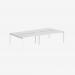 Bisley Office Desk With Goalpost Frame And 1600mm Desktop – 4 Person 