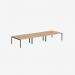 Bisley Office Desk With Goalpost Frame And 1600mm Desktop – 6 Person 